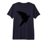 Untamed Flight Raven in Motion Premium T-Shirt