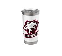 Untamed Proud 80th Birthday Octogenarian Stainless Steel Insulated Tumbler