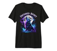 Untamed Spirit Cosmic Wolf Premium T-Shirt