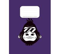 Untamed Thoughts: College Ruled Lined Notebook with Edgy Animal Head - 120 Pages, 8.5 x 11 Purple Cover Notes & Idea Journal