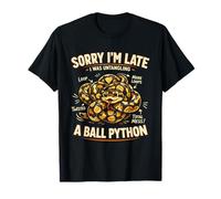 Untangling a Ball Python | Reptile Humor T-Shirt