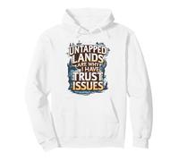Untapped Lands Are Why I Have Trust Issues Trading Card Game Pullover Hoodie