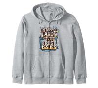 Untapped Lands Are Why I Have Trust Issues Trading Card Game Zip Hoodie