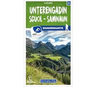 Unterengadin / Scuol / Samnaun: 24 (Hiking maps of Switzerland)