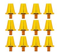 UNTERING 12Pcs Football Shoe Replacement Spikes 11mm/13mm/15mm Shoe Studs For 5MM Threaded Soccer Shoes Football Boot Spikes