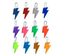 UNTERING 12Pcs Reflective Pendant Reflector Kids For Bag Backpacks Kids Pendant Keychains