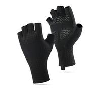 UNTERING 1pair Sun Protecting Half Finger Gloves Ice Silk Cycling Gloves Outdoor Mittens For Cycling Driving Active Lifestyle Sun Blocking Outdoor Sports