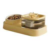 UNTERING 2 In 1 Pet Drinking Fountain Automatic Circulating Water Dispenser Automatic Water Source For Small Pets Feeding Bowls