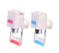 UNTERING 2 Pieces Push Spigot For Water Cooler Dispenser Blue And Red Pack Blue And Red Pack Easy To Operate Gift Replacement Faucet Spout