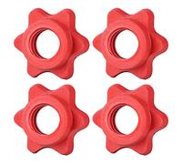 UNTERING 4Pcs 25mm Dumbbell Barbell Handbell Clip Lock Screw Nut Anti-Slip Spin-Lock Collar Nut For Strength Training Hexagon Nut Barbell Hexagon Nut
