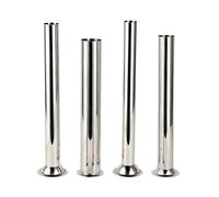 UNTERING 4pcs Corrosions Resistant Sausage Stuffer Filling Tubes With Funnel Restaurant Machine Accessories Spare Parts Maker Component