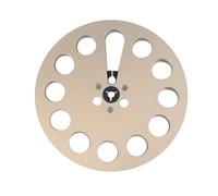 UNTERING 7Inch Empty Aluminum Tape Reel For 1/4Inch Tape Players With 11 Hole Wear Resistant Metal Reel