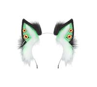 UNTERING Anime Character Costume Hairband Bendable Frame Plush Ear Theme Party Accessory Anime Expo Roleplay Essential Plush Animal Ear For Roleplay