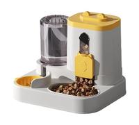 UNTERING Automatic Pet Food Water Dispenser Combo 2L Attraction Feeder Spill Siphon Mechanism Food Grade Bowl Set Automatic Weight Puss Supplier for Small Animals