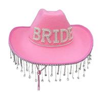 UNTERING Bride Cowboy Hat Cowboy Mrs Bride Bachelorette Party Bridal Cowgirl Bachelorette Hats For Bridal