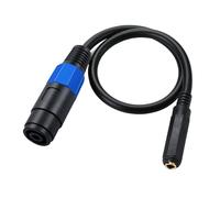 UNTERING Cable 6.35mm 1/4" Female To Speakon Female Cable Speak-on To 1/4 6.5mm Plug Speak-on