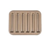 UNTERING Carbon Steel Cake Bread Mold Financier Cake Baking Pan 6-Cavity Muffin Pan Biscuits Cookie Bakeware Tray Non-Stick Biscuits Bakeware Tray