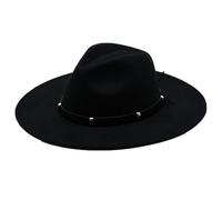UNTERING Carnivals Performances Magicians Hat Autumn Adult Fedoras Festival For Adult Unisex Comfortable Felt Gentleman For Men Country Fedoras For Men
