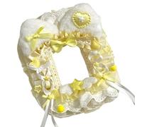 UNTERING Cozy Plushie Kitten Card Sleeve Holder for Multiple Cards Lightweight Portable Design School Office Essential Student ID Hold