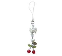 UNTERING Fruit Key Ornament Unique Hanging Decors Delicate Fish Pendant Key Adornment Stylish Bag Charm for Various Occasion Fashion Pendant