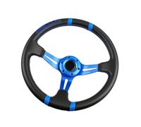 UNTERING Global Car Steering 350mm Profound Dish Structure With Embroidery Stripings Strengthened Control For Hurrying Enthusiasts Multiple Scenario Steering Plan