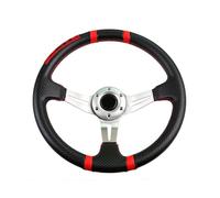 UNTERING Global Car Steering 350mm Profound Dish Structure With Embroidery Stripings Strengthened Control For Hurrying Enthusiasts Multiple Scenario Steering Plan