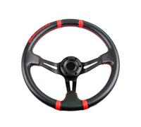 UNTERING Global Car Steering 350mm Profound Dish Structure With Embroidery Stripings Strengthened Control For Hurrying Enthusiasts Multiple Scenario Steering Plan