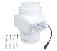 UNTERING High Efficiency Duct Ventilation Fan Low Noise 12V For House Kitchen Quick Air Exchange In Small Spaces Duct Fan