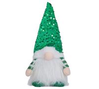 UNTERING Holiday Plush Handmade Decoration Storage Friendly Christmas Dwarf Doll With Light Fabric Home Office Festival Accent Festival Room Accessory