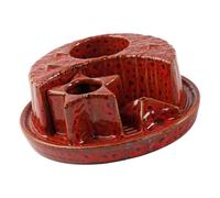 UNTERING Incenses Stick Holders Ceramics Sages For Burning 4 In 1 And Ashes Catchers Tray Decors Multifunctional Tray