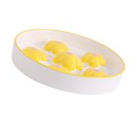 UNTERING Lovely Hand Painted Feeder Bowl Slows Down Feeding Dish Pet Dog Ceramic Slow Feeder Cats Bowl Dry Food