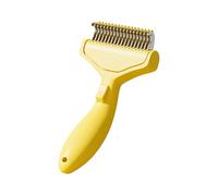 UNTERING Multi-Functional Pet Brush with Rustproof Steel Teeth Removes Tangles & Loose Hair for All Dog Coat Types Pet Hair Detangler Brush