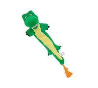 UNTERING Not Stuffing Plush Snake Shape Puppy Chew Toy With Crinkle Sound Strong Rope Pull Toy For Small Middle Large Dogs Gift Indoor Dog Play
