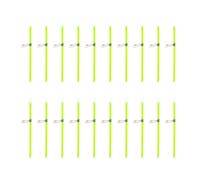 UNTERING Pack Of 20 Versatile Night Glow Fishing Balance Connector Rods Sea Accessories 15cm/20cm/25cm Tube Night Scale