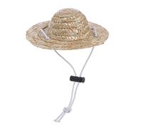 UNTERING Pet Hat Dog Straw For With Adjustable Strap Sombrero Cap Size S/L Dog For Costume Accessories Hamster Accessories And Toys Tunnel Parts