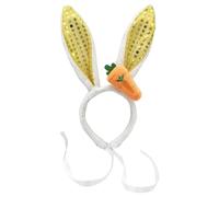 UNTERING Plush RabbitEar Easter Headband For Adult Kids Funny Ear Hairhoop Roleplay Costume Stage Hairband Holiday Headwear Ears Headband For Holiday