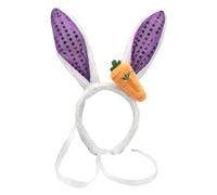 UNTERING Plush RabbitEar Easter Headband For Adult Kids Funny Ear Hairhoop Roleplay Costume Stage Hairband Holiday Headwear Ears Headband For Holiday