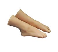 UNTERING Practical Realistic Teaching Foot Sculpture for Drawing Practice Portable Portable Photography Aid TPE Materials TPE Artificial Foot for Art Reference