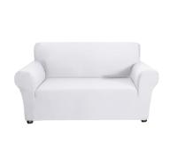 UNTERING Premium Stretch Sofa Cover Milk Silk Finish Polyester Fabric with Flexible Elastic for Family Living Spaces and Pet Stylish Sofa Cover for Family Use