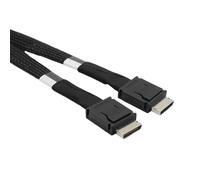 UNTERING Server Interfaces Cable 50cm SFF8611 8i To SFF8611 4ix2 Data For Data Flows High Performances Server Connection Cable