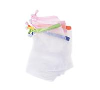 UNTERING Soap Foaming Mesh Bags 10 Pcs Face Cleansing Foaming For Pouches For Women Face Foam Generate Bath Brush
