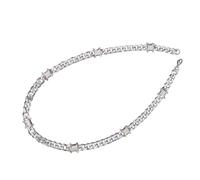 UNTERING Stainless Steel Cuban Neck Chain With Edgy Thorn Detail Ideal For Trendsetters Seeking A Stylish Piece Cool Neckpiece
