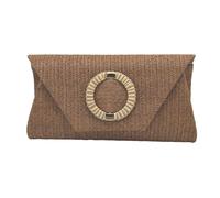 UNTERING Straw Clutches Purse Women Envelope Bag Straw Crossbody Shoulder Bag Handbag Summers Beach Bag Woven Clutches Handbag shoulder bags