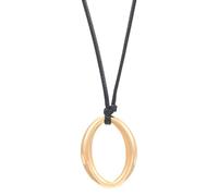UNTERING Stylish Wax Cord Necklace Unique Necklace Distinctive Geometric Pendant Present For Youthful Women Modern Fashion Accessory