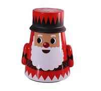 UNTERING Tin Container with Lid Christmas Cookie Tins Festive for Gift Giving & Holiday Treats Empty Food Caddys Festive