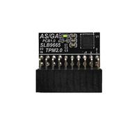 UNTERING TPM1.2 20Pin LPC Security Module Trusted Platform Hardware Adapter For Computer Motherboard Replacement Motherboard Security Chip