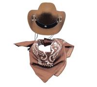 UNTERING Western Pet Caps Bandanas Collar For Cats And Dogs Cosplay Costume Hat Adjust Halloween Props Headpiece Cowboy Hat