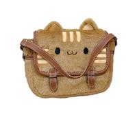 UNTERING Women Bag Trendy Shoulder Bag Plush Cats Messengers Bag Cartoon Handbag Simple Crossbody Bag Girls Lovely Dating Bag Shoulder Bags