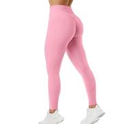 Unthewe Womens Naked Feel Leggings 25", #0 Pink(not Squat-proof), M