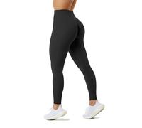 Unthewe Womens Naked Feel Leggings 25", #1 Black, Large